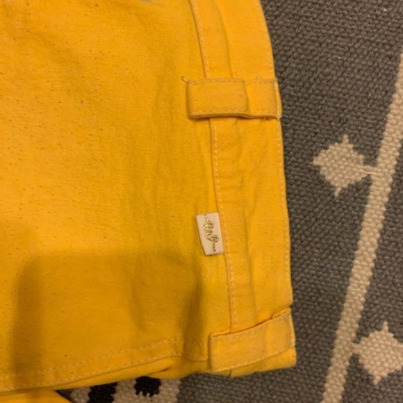 Bright Yellow Sailor Pants Size Small - Picture 4 of 5